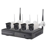 Telecamera bullet IP WiFi 4CH HD 720P con kit NVR