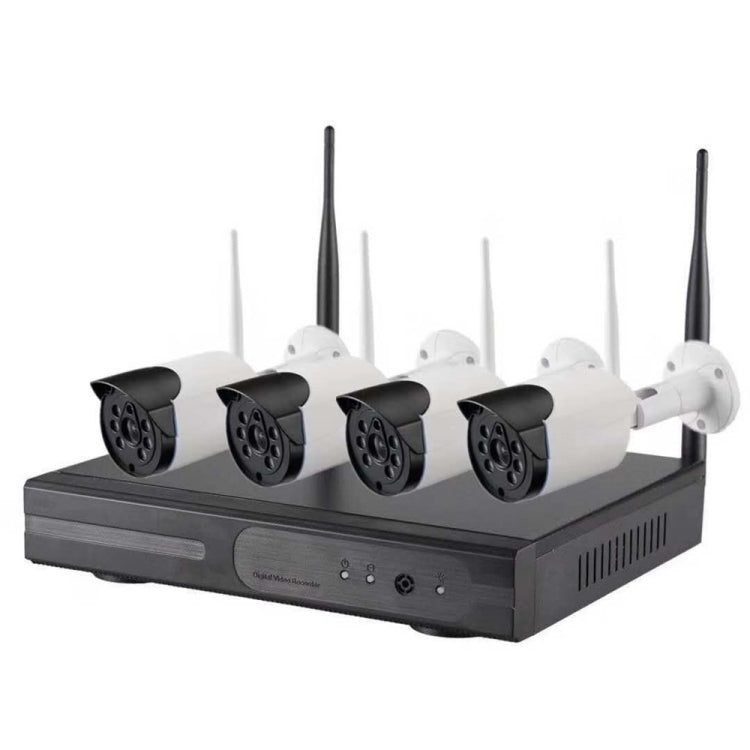 Telecamera bullet IP WiFi 4CH HD 720P con kit NVR