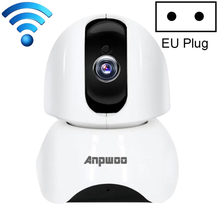 Anpwoo-YT003 Telecamera monitor WIFI intelligente 2.0 Mega obiettivo 3,6 mm grandangolare 1080P, supporto visione notturna e memoria di espansione scheda TF, spina UE, YT003