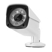 A4B3 / Kit sistema DVR di sorveglianza 4CH 1080N e telecamera bullet CCTV resistente alle intemperie 720P 1.0MP HD, supporto visione notturna a infrarossi e scansione P2P e codice QR accesso remoto, A4B3 / Kit 4CH Black, A4B3 / Kit 4CH White