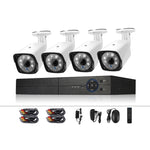 Kit sistema DVR sorveglianza 4CH 1080N con telecamera 720P