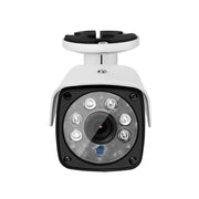 A4B3 / Kit sistema DVR di sorveglianza 4CH 1080N e telecamera bullet CCTV resistente alle intemperie 720P 1.0MP HD, supporto visione notturna a infrarossi e scansione P2P e codice QR accesso remoto, A4B3 / Kit 4CH Black, A4B3 / Kit 4CH White