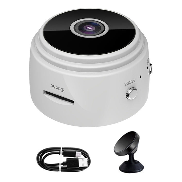 Registratore grandangolare per telecamera di rete wireless A9 720P Wifi, A9 720P (White), A9 720P (Black)