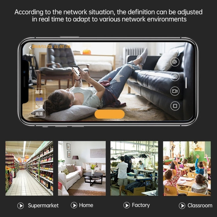 Registratore grandangolare wireless A9 720P WiFi