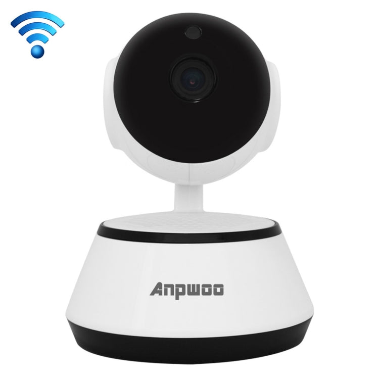 Anpwoo YT001 Telecamera IP WiFi HD 720P con 6 LED a infrarossi, supporto rilevamento movimento, visione notturna e scheda TF (massimo 64 GB), YT001