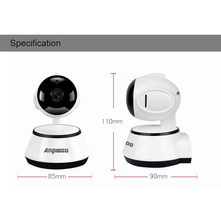 Anpwoo YT001 Telecamera IP WiFi HD 720P con visione notturna
