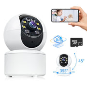 A10 Mini 360 PTZ WiFi Telecamera di sorveglianza Smart Home IP Camera Visione notturna Baby Monitor, A10