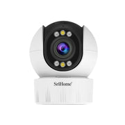 SriHome SH046 Sistema di telecamere di sicurezza domestica wireless FHD da 4,0 milioni di pixel a basso consumo energetico, SH046