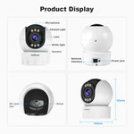 SriHome SH046 Telecamera di sicurezza wireless FHD 4MP