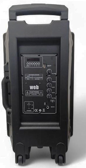 Cassa acustica amplificata 12” con microfono e telecomando Bluetooth/Radio FM 8055598010087 ND-12