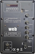 Cassa acustica amplificata 12” con microfono e telecomando Bluetooth/Radio FM 8055598010087 ND-12