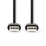 Cavo USB 2.0 A maschio A maschio 2m Nero CCGT60000BK20   5412810294381 ND1031