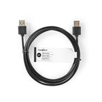 Cavo USB 2.0 A maschio A maschio 2m Nero CCGT60000BK20   5412810294381 ND1031