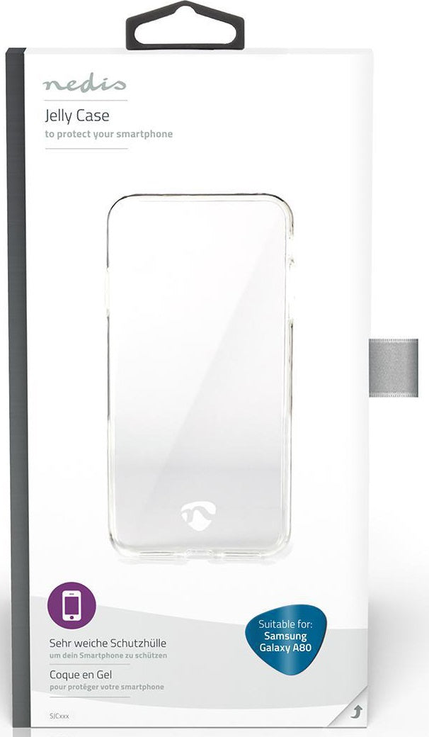 Cover smartphone in silicone per Samsung Galaxy A80 SJC10035TP 5412810321704 ND1201