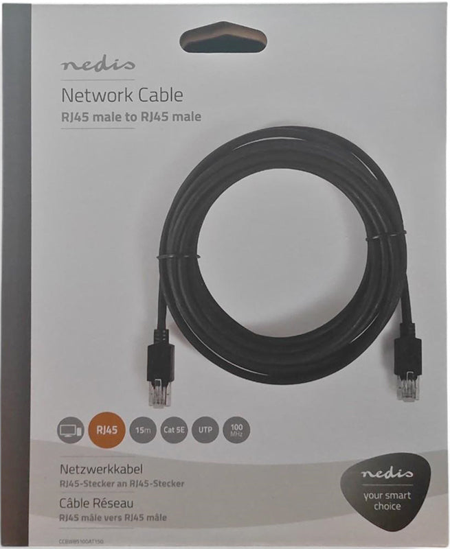 Cavo di rete CAT5e U/UTP RJ45 15m CCBW85100AT150 5412810264018 ND1242