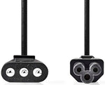 Cavo di alimentazione 2m spina italiana - IEC-320-C5 CEGL11320BK20 5412810425334 ND1327