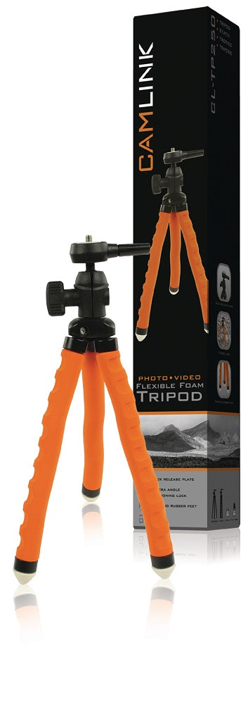 Minicavalletto Flessibile 27.5cm 1 kg Nero/Arancia Camlink CL-TP250 5412810183715 ND1575
