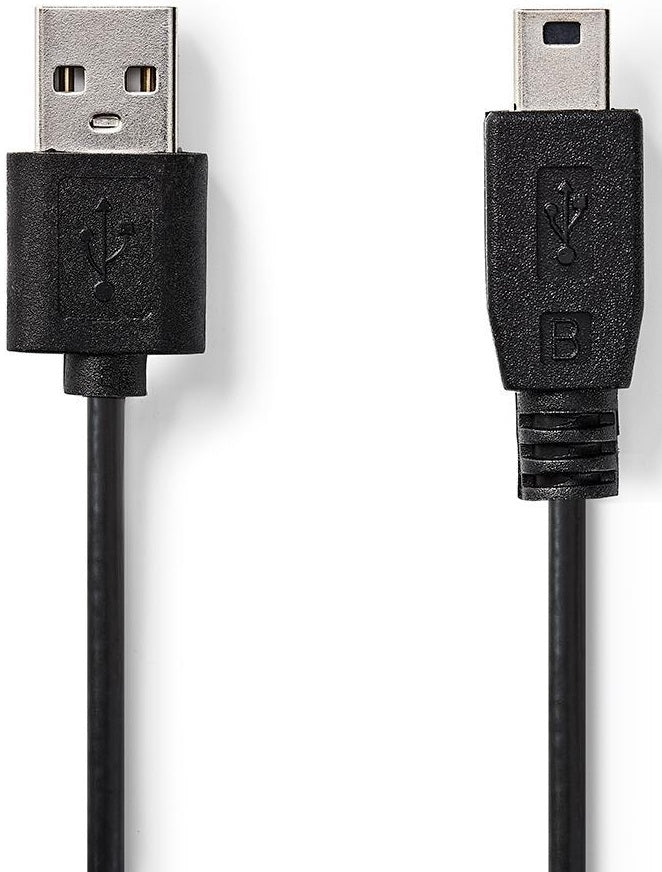 Cavo USB 2.0 A Maschio - Mini Maschio a 5 Pin 1m Nero