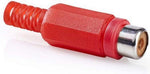 Connettore RCA femmina rosso confezione da 25 pezzi 5412810299652 CAVC24915RD ND2030