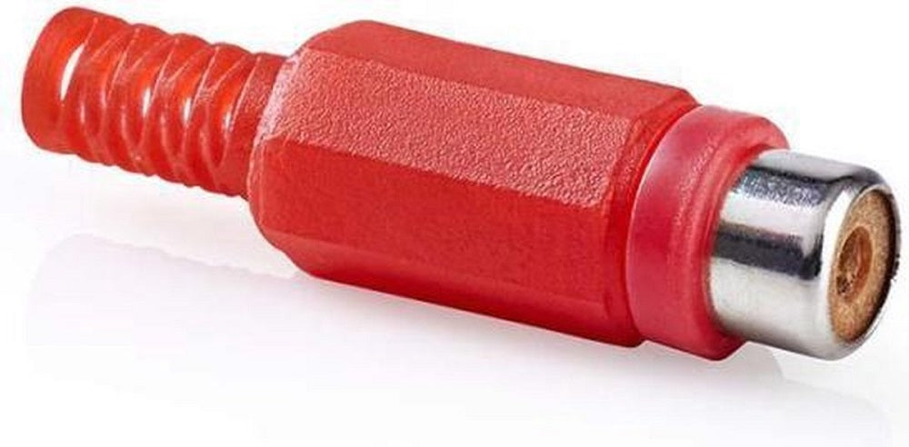 Connettore RCA femmina rosso confezione da 25 pezzi 5412810299652 CAVC24915RD ND2030
