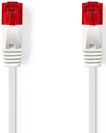 Cavo di rete Cat6 piatto Nedis RJ45 3m bianco U/UTP CCGP85215WT30 5412810277186 ND2143