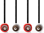 Cavo Audio Stereo 2x RCA maschio - 2x RCA maschio - 3.0 m - Nero 5412810281046 541281028104 ND2170
