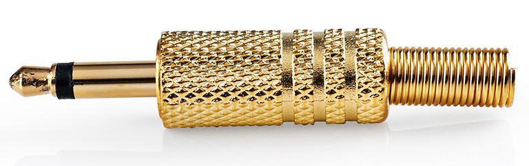 Connettore Jack Mono Maschio da 3,5mm confezione da 25 pezzi oro CAVC22980GD 5412810299539 ND2297