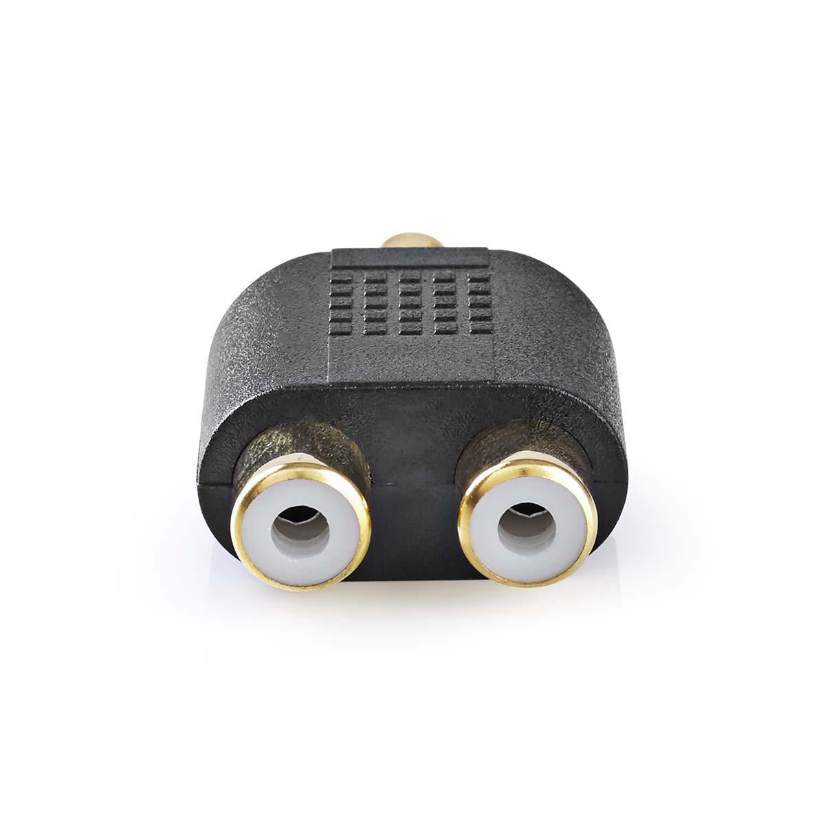 Adattatore subwoofer Maschio RCA - 2x Femmina RCA 10 pezzi Nero CAGP24940BKG 5412810298600 ND2313Adattatore subwoofer Maschio RCA - 2x Femmina RCA 10 pezzi Nero CAGP24940BKG 5412810298600 ND2313