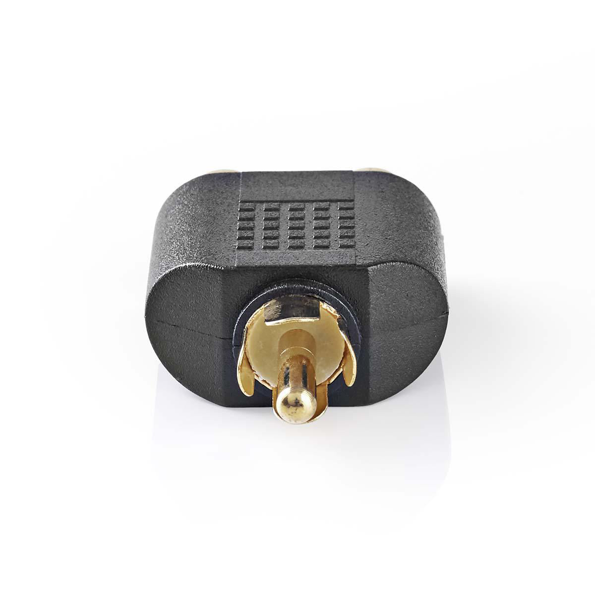 Adattatore subwoofer Maschio RCA - 2x Femmina RCA 10 pezzi Nero CAGP24940BKG 5412810298600 ND2313
