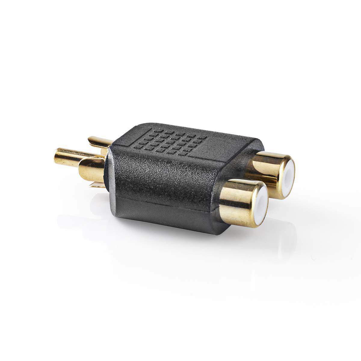 Adattatore subwoofer Maschio RCA - 2x Femmina RCA 10 pezzi Nero CAGP24940BKG 5412810298600 ND2313