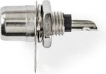 Connettore RCA maschio per cavo argento/nero confezione da 25 CAVC24922BK 5412810299683 ND3718