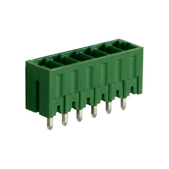 Connettore maschio THT Solder Pin [PCB, Through-Hole] 6P