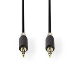 Cavo Audio Stereo Maschio da 3,5mm-Maschio da 3,5mm 2m Antracite CABW22000AT20  5412810264902 ND3696