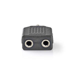 Adattatore audio stereo Maschio da 3,5mm-2x Femmina da 3,5mm confezione da 10 pezzi CAGP22945BK 5412810298778 ND3702