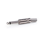 Connettore Jack Mono Maschio da 6,35mm confezione da 25 pezzi Metallo CAVC23980ME 5412810299461 ND3782