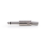 Connettore Jack Mono Maschio da 6,35mm confezione da 25 pezzi Metallo CAVC23980ME 5412810299461 ND3782