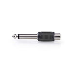 Adattatore audio mono 6,35 mm maschio - RCA femmina