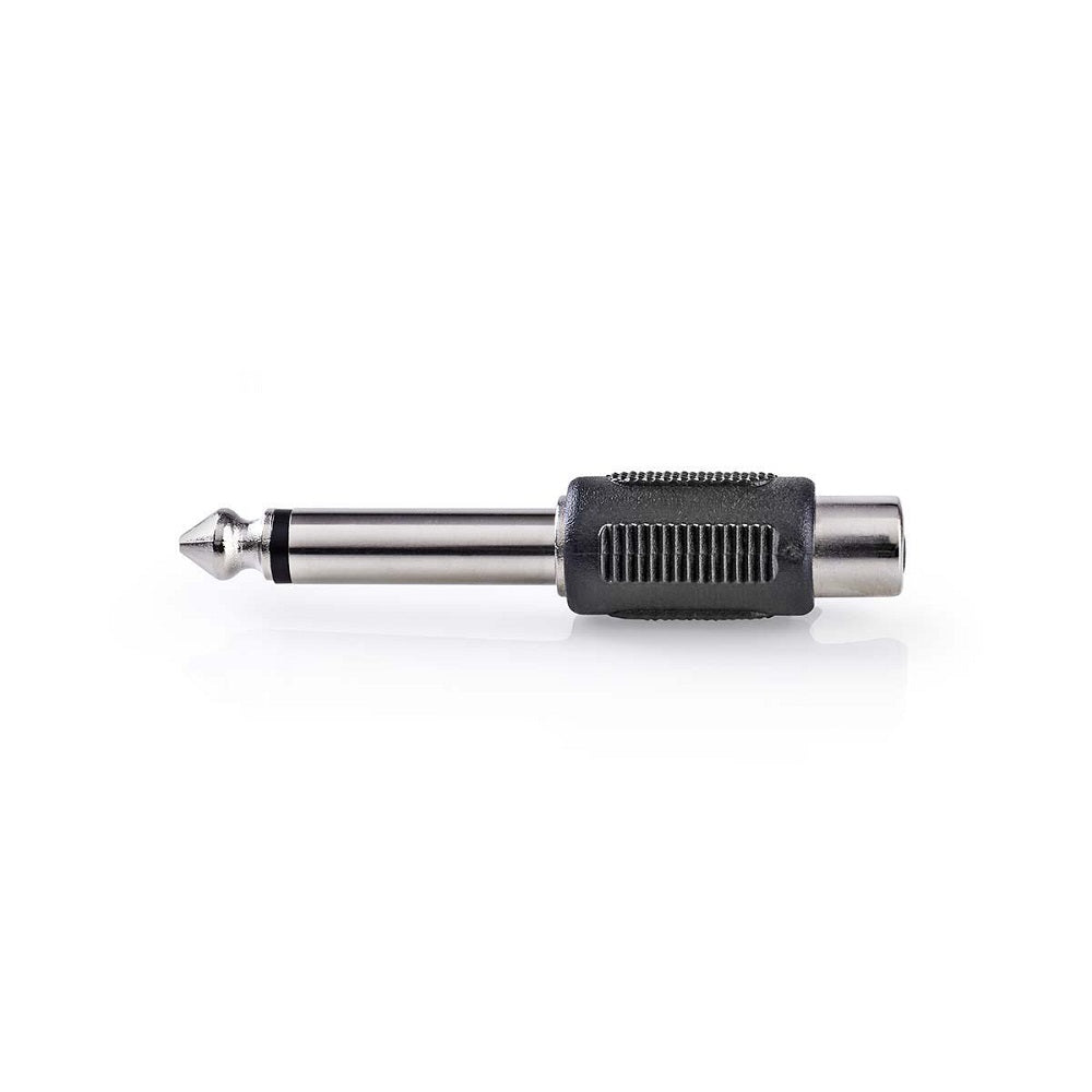 Adattatore audio mono 6,35 mm maschio - RCA femmina
