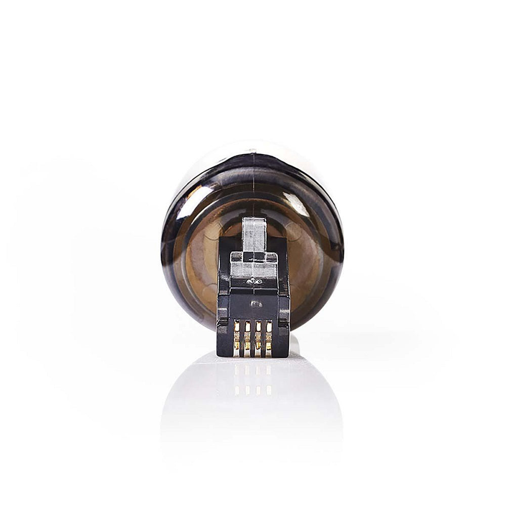 Adattatore per telecomunicazioni anti-torsione RJ10 maschio-RJ10 femmina TCGP90950BK 5412810283057 ND4140