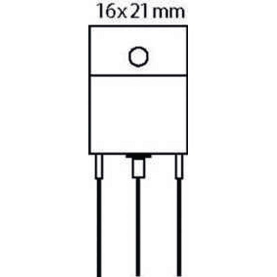 Transistor SI-N 100 VDC 25 A 125W 3MHz