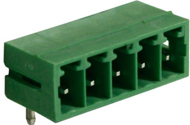 Connettore maschio, 5 Poli, 3.81mm Passo, 8A, 1.31mm², Angolo retto