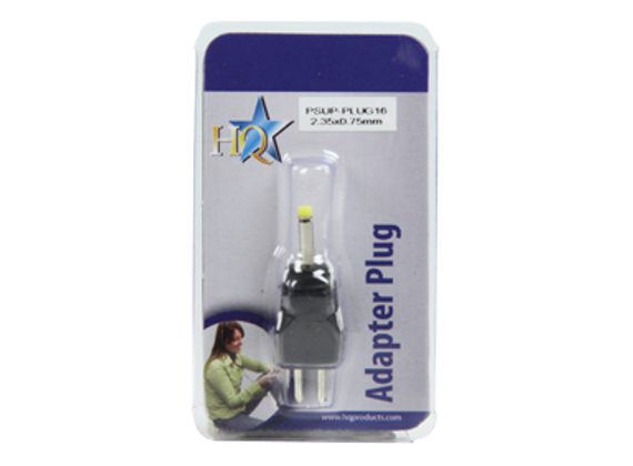 Adattatore 2.35x0.75mm AC Nero