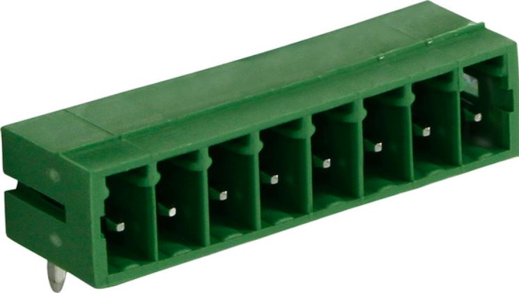 Connettore maschio, 8 Poli, 3.5mm Passo, 10A, 1.31mm², Angolo retto