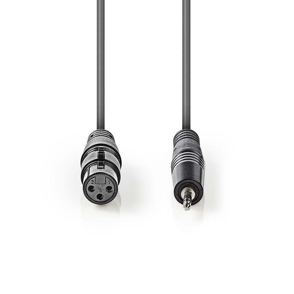 Cavo Audio XLR Bilanciato Femmina a 3 Pin XLR-Maschio da 3,5mm 1m COTH15320GY10 5412810295883 ND4982
