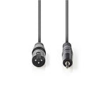 Cavo Audio XLR Maschio a 3 Pin XLR-Maschio da 3,5mm 3m COTH15300GY30 5412810295838 ND5000