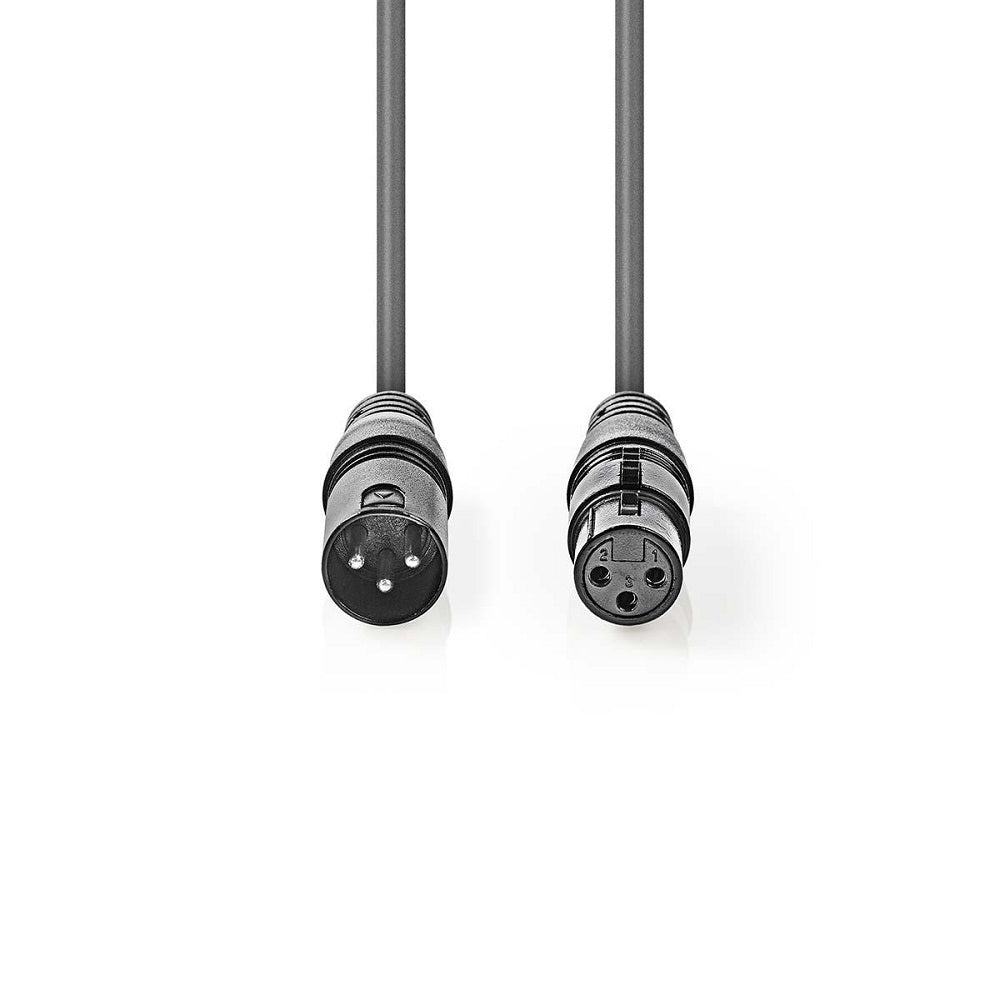 Cavo DMX Digitale da 110 Ohm Maschio a 3 Pin XLR-Femmina a 3 Pin XLR 3m COTH15012GY30 5412810295951 ND5002