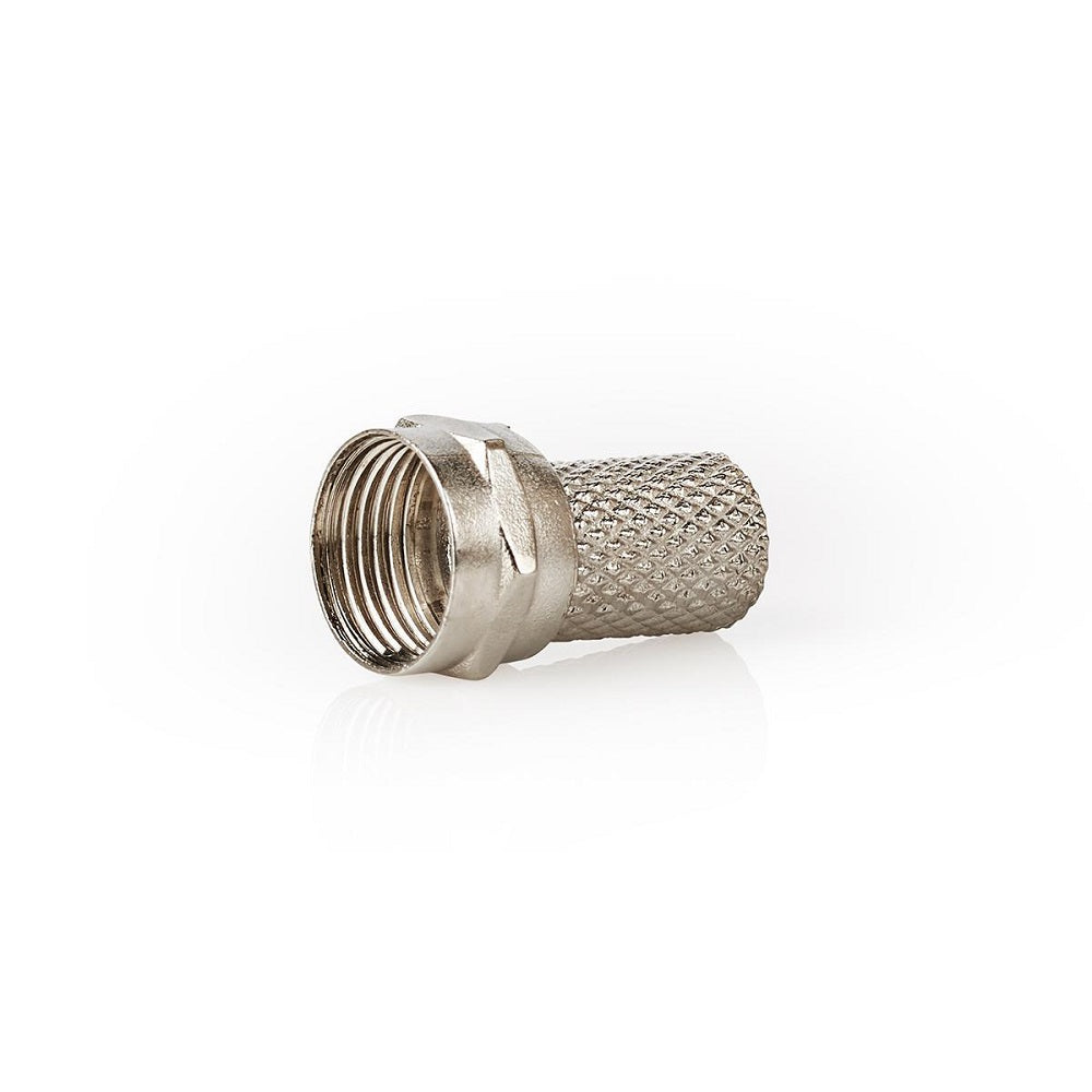 Connettore F Maschio Per Cavi Coassiali da 7,5mm confezione da 25 pezzi CSVC41908ME 5412810299935 ND5246