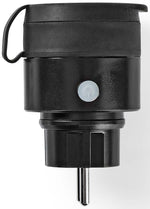 Presa Schuko Wi-Fi 10A 2500W massimo IP44 nera Nedis WIFIPO110FBK 5412810334025 ND5533
