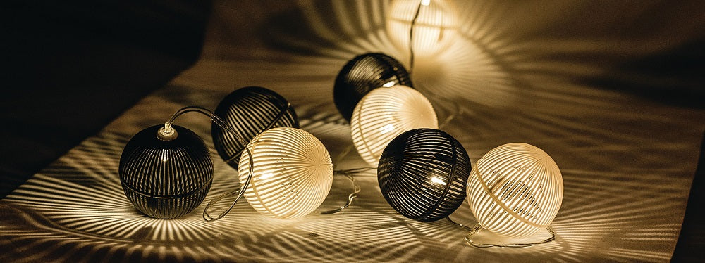 Light String Sfere 10 LED 2.1m HQ