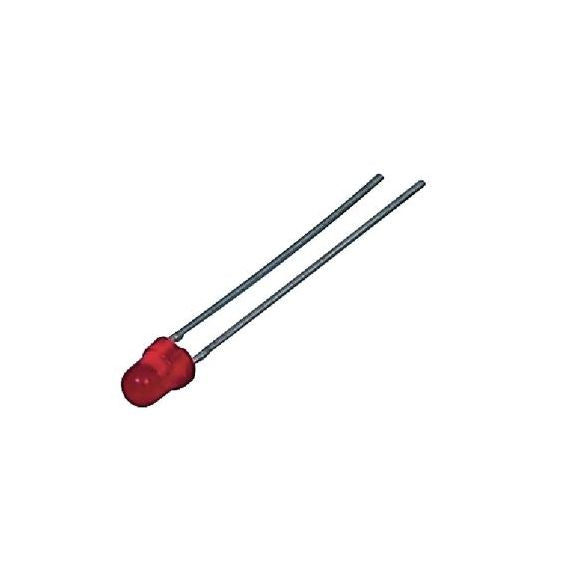 Diodo LED 3mm rosso